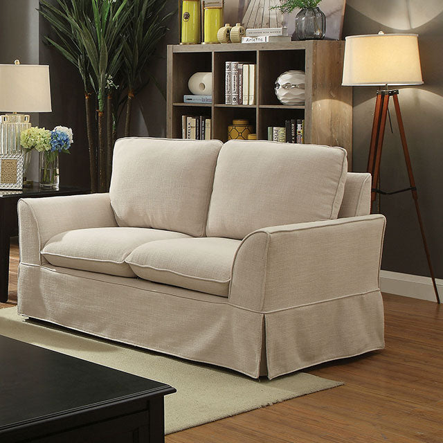 Maxine Love Seat Beige - Olympia Furniture (Saint George, Utah)