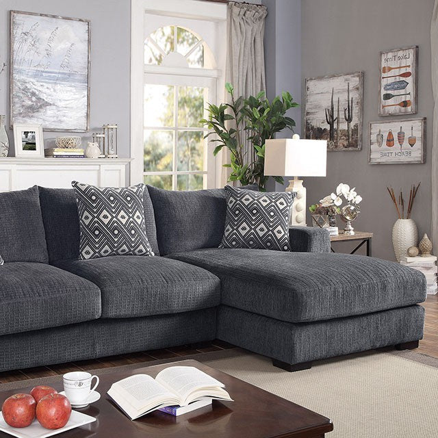 Kaylee L-Sectional w/ Right Chaise - Olympia Furniture (Saint George, Utah)