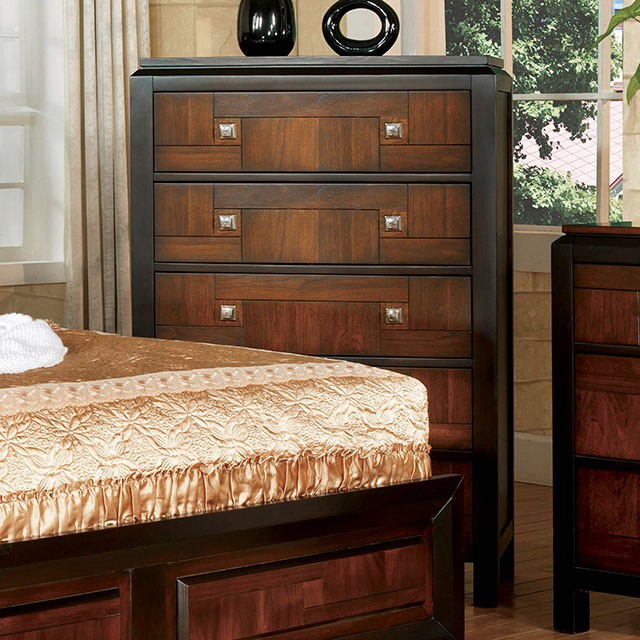 Patra Acacia/Walnut Chest - Olympia Furniture (Saint George, Utah)