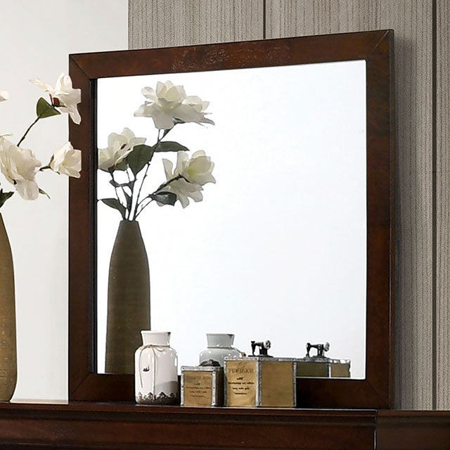 Louis Philippe Mirror Cherry - Olympia Furniture (Saint George, Utah)
