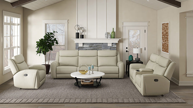 Jacobus Manual Recliner Loveseat w/ Console - Olympia Furniture (Saint George, Utah)