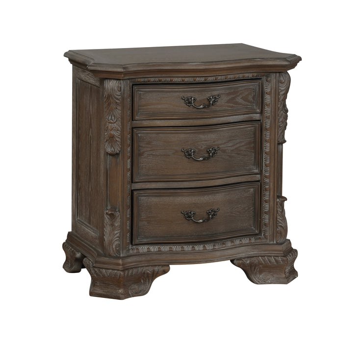 SHEFFIELD NIGHTSTAND ANTIQUE GREY - Olympia Furniture (Saint George, Utah)