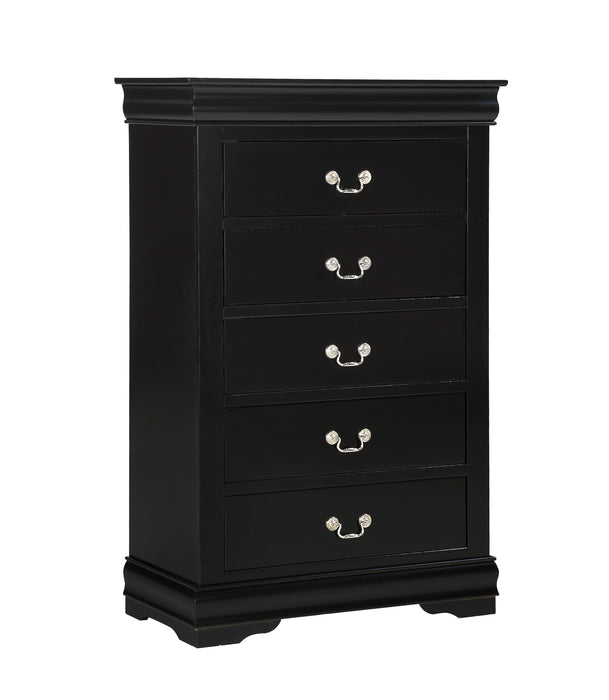 LOUIS PHILIP CHEST BLACK - Olympia Furniture (Saint George, Utah)