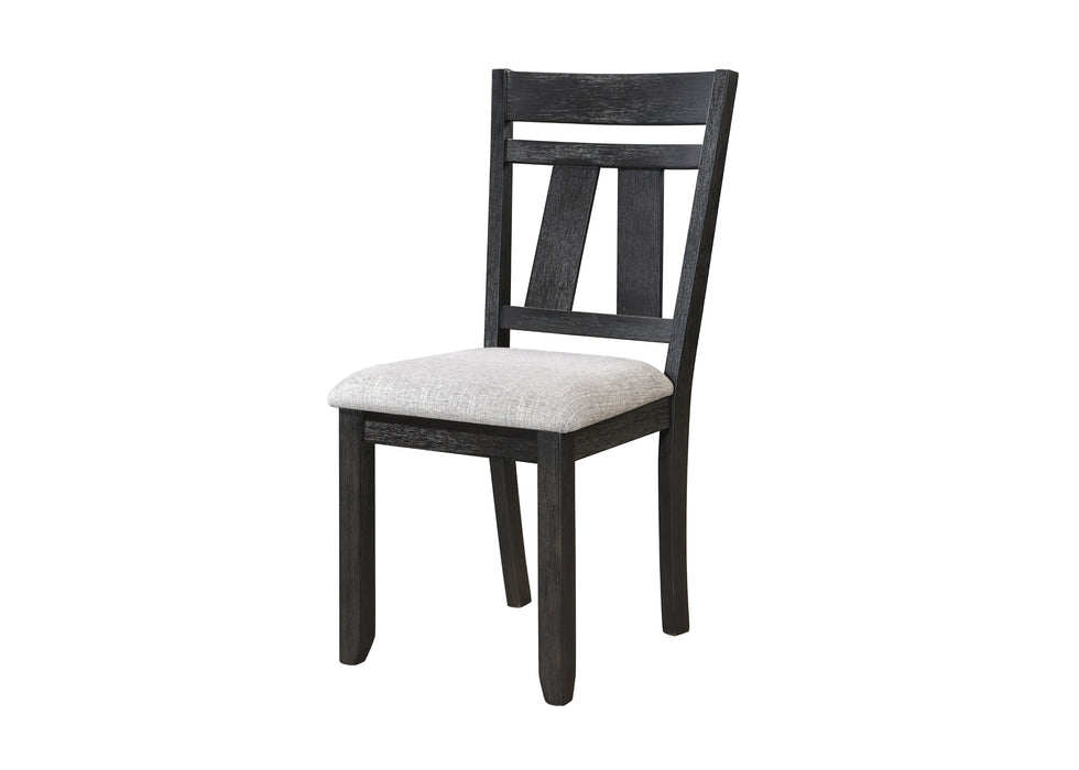 MARIBELLE SIDE CHAIR WHEAT CHARCOAL - Olympia Furniture (Saint George, Utah)