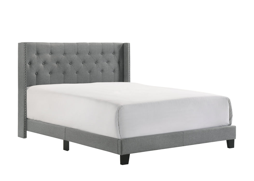 MAKAYLA QUEEN BED GREY - Olympia Furniture (Saint George, Utah)