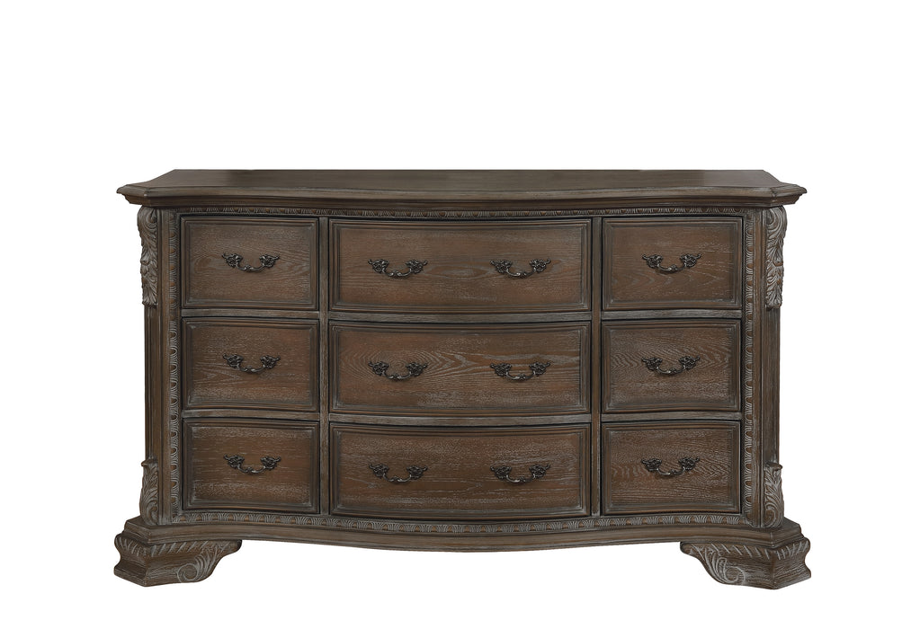 SHEFFIELD DRESSER ANTIQUE GREY - Olympia Furniture (Saint George, Utah)