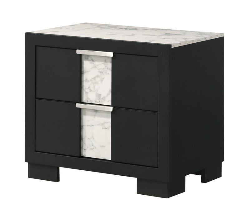 RANGLEY NIGHTSTAND - BLACK - Olympia Furniture (Saint George, Utah)