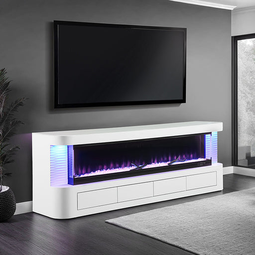 Luken 71" TV Stand w/ Electric Fire Place - Olympia Furniture (Saint George, Utah)