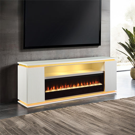Medea 71" TV Stand w/ Electric Fire Place - Olympia Furniture (Saint George, Utah)