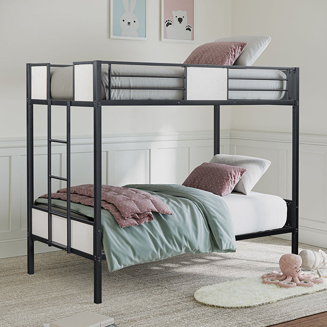 Molton Twin/Twin Metal Bunkbed - Olympia Furniture (Saint George, Utah)