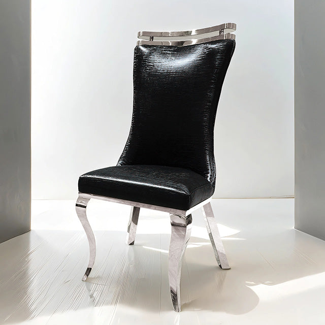 Palazzo Silver Chair (2/CTN) - Olympia Furniture (Saint George, Utah)