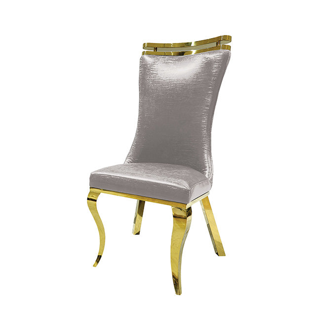 Palazzo Gold Chair (2/CTN) - Olympia Furniture (Saint George, Utah)