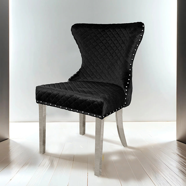 Portanova Silver Chair (2/CTN) - Olympia Furniture (Saint George, Utah)