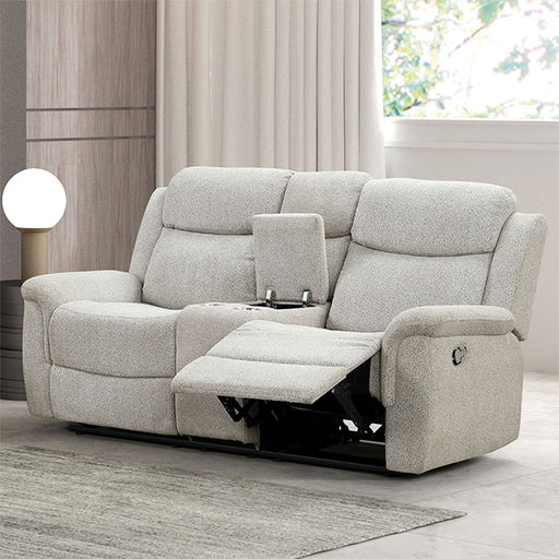 Sandbach Manual Reclining Loveseat With Console - Olympia Furniture (Saint George, Utah)