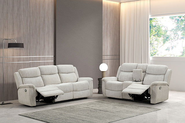 Sandbach Manual Reclining Loveseat With Console - Olympia Furniture (Saint George, Utah)