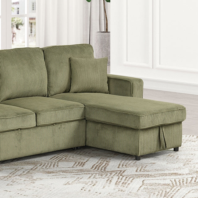 Yves Sectional Green - Olympia Furniture (Saint George, Utah)