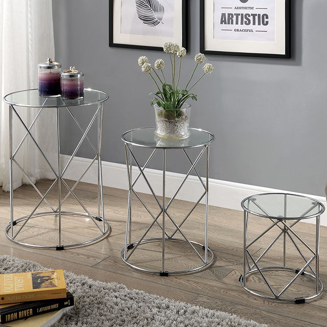 Madyson 3 Pc. Nesting Table - Olympia Furniture (Saint George, Utah)