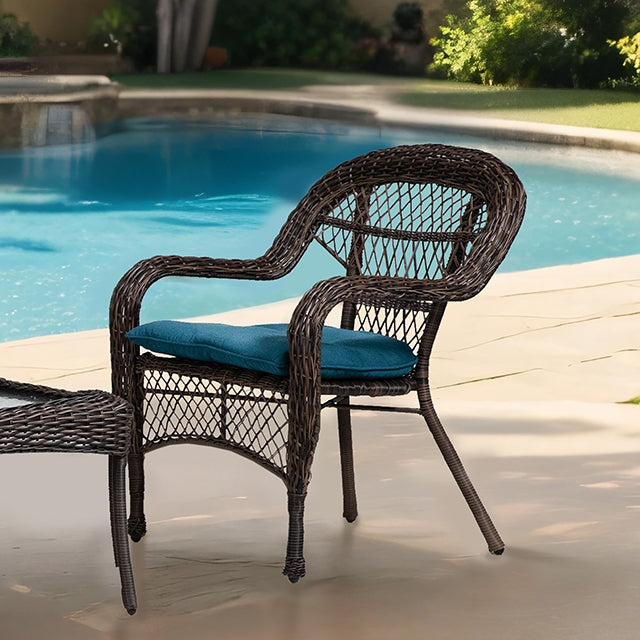 Oliveri Wicker Stacking Chair - 2Pc/Stack - Olympia Furniture (Saint George, Utah)