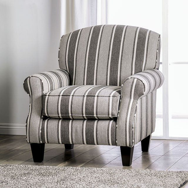 Ames Striped Chair - Olympia Furniture (Saint George, Utah)