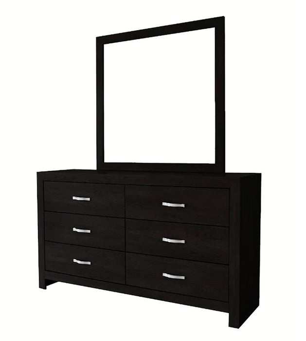 Crown Mark Furniture Jaylen 6 Drawer Dresser in Black - Olympia Furniture (Saint George, Utah)