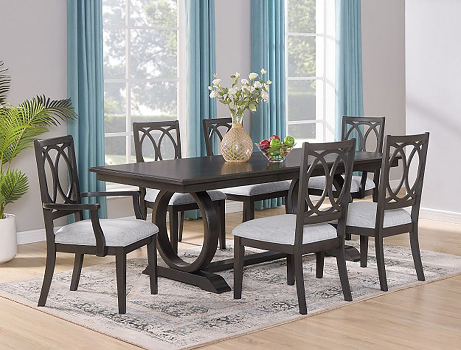 Crown Mark Furniture Buchanan Side Chair in Brown (Set of 2) - Olympia Furniture (Saint George, Utah)