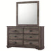 Crown Mark Furniture Coralee Dresser Mirror in Gray - Olympia Furniture (Saint George, Utah)