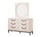 Crown Mark Furniture Veda Dresser Mirror in Beige - Olympia Furniture (Saint George, Utah)