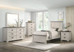 Crown Mark Furniture Leighton Full Panel Bed in White B8180-F - Olympia Furniture (Saint George, Utah)