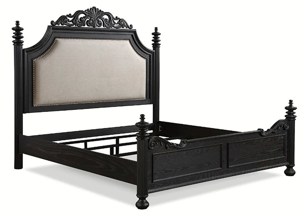 Crown Mark Furniture Kingsbury Queen Panel Bed in Black B1130-Q - Olympia Furniture (Saint George, Utah)