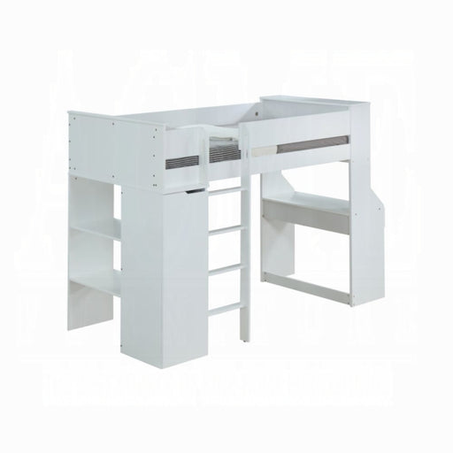 Ragna Twin Loft Bed With Desk and Wardrobe - Olympia Furniture (Saint George, Utah)