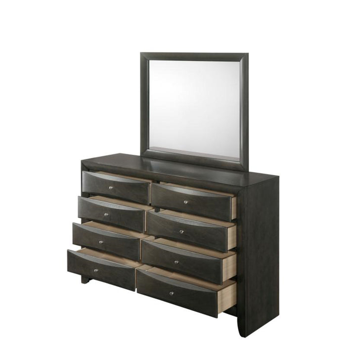 Crown Mark Emily Mirror in Grey - Olympia Furniture (Saint George, Utah)