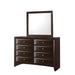 Crown Mark Emily Mirror in Dark Cherry - Olympia Furniture (Saint George, Utah)