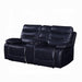 Aashi Motion Loveseat With Console - Olympia Furniture (Saint George, Utah)