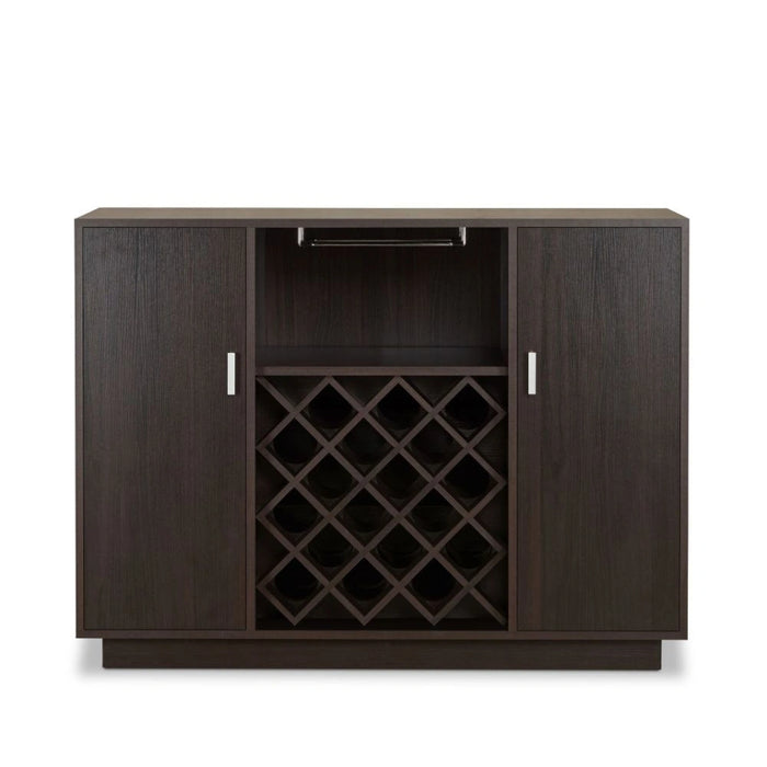 Server w/Wine Rack & Cup Holder