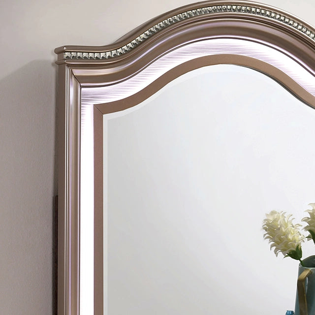 Allie Bed Beige & Pink