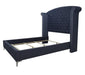 Crown Mark Furniture Lucinda Queen Upholstered Panel Bed in Gray B9260-Q - Olympia Furniture (Saint George, Utah)