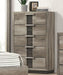 Crown Mark Furniture Rangley 5 Drawer Chest in Brown - Olympia Furniture (Saint George, Utah)