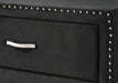 Crown Mark Furniture Lucinda 5 Drawer Chest in Black - Olympia Furniture (Saint George, Utah)