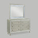 Crown Mark Furniture Cristian 6 Drawer Dresser in Beige - Olympia Furniture (Saint George, Utah)