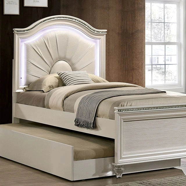 Allie Bed Beige & Pink