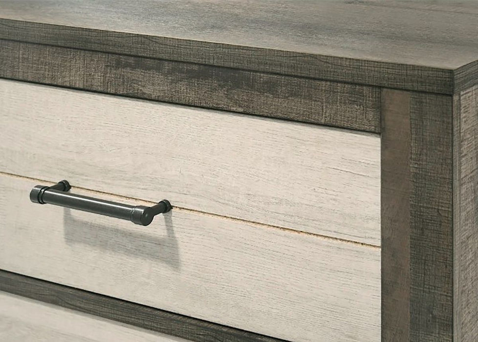 Crown Mark Furniture Rhett 4 Drawer Chest in Gray - Olympia Furniture (Saint George, Utah)