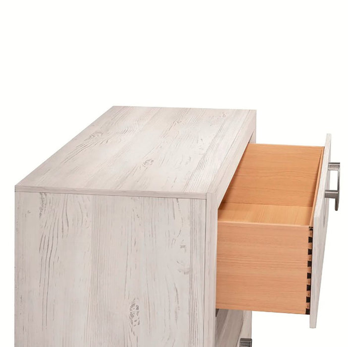 Crown Mark Furniture Veda 2 Drawer Nightstand in Beige - Olympia Furniture (Saint George, Utah)
