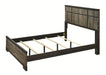 Crown Mark Furniture Remington King Panel Bed in Brown B8160-K - Olympia Furniture (Saint George, Utah)