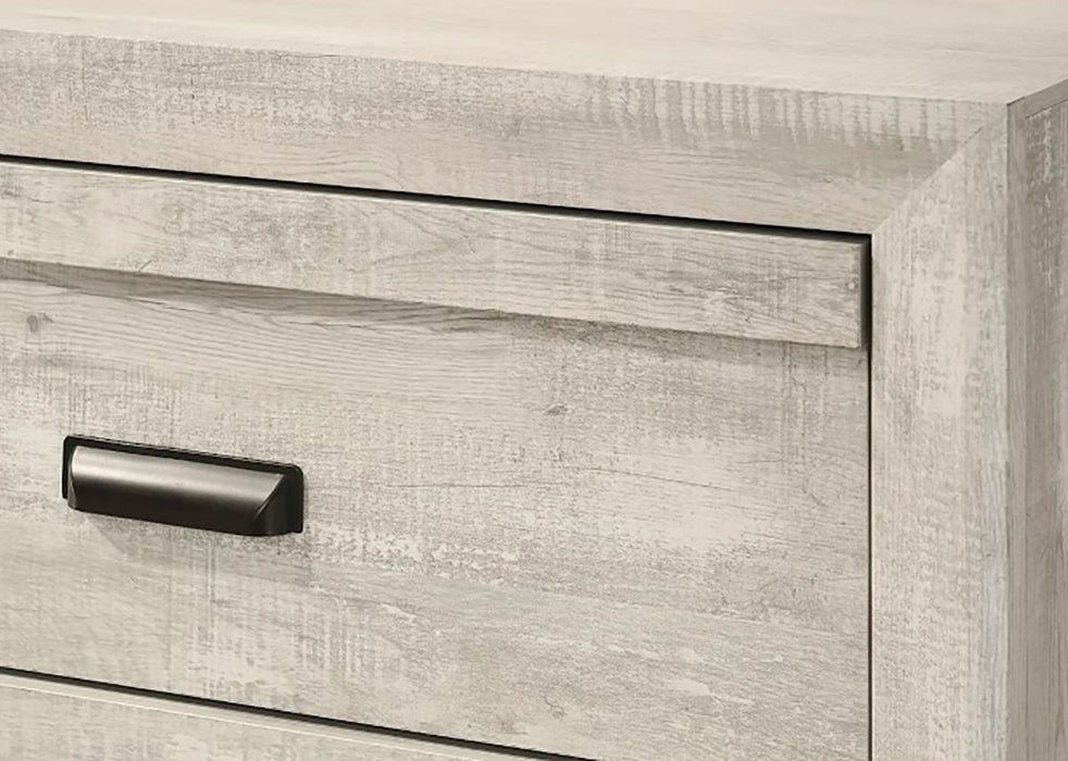 Crown Mark Furniture Valor 5 Drawer Chest in Gray - Olympia Furniture (Saint George, Utah)