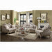 Chelmsford Beige Fabric & Antique Taupe Sofa w/5 Pillows - Olympia Furniture (Saint George, Utah)