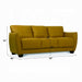 Valeria Mustard Leather Sofa - Olympia Furniture (Saint George, Utah)