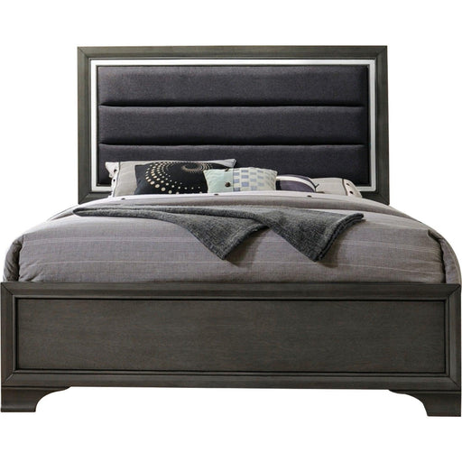 Acme Furniture Carine II Queen Panel Bed in Gray 26260Q - Olympia Furniture (Saint George, Utah)