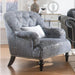 Acme Furniture Gaura Chair in Dark Gray Velvet 53092 - Olympia Furniture (Saint George, Utah)