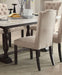 Acme Furniture Gerardo Upholstered Side Chair in Beige and Espresso (Set of 2) 60822 - Olympia Furniture (Saint George, Utah)