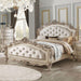 Acme Furniture Gorsedd Queen Panel Bed in Antique White - Olympia Furniture (Saint George, Utah)